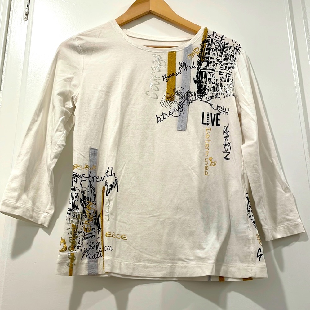 Zenergy by Chico’s Women long sleeve T shirt